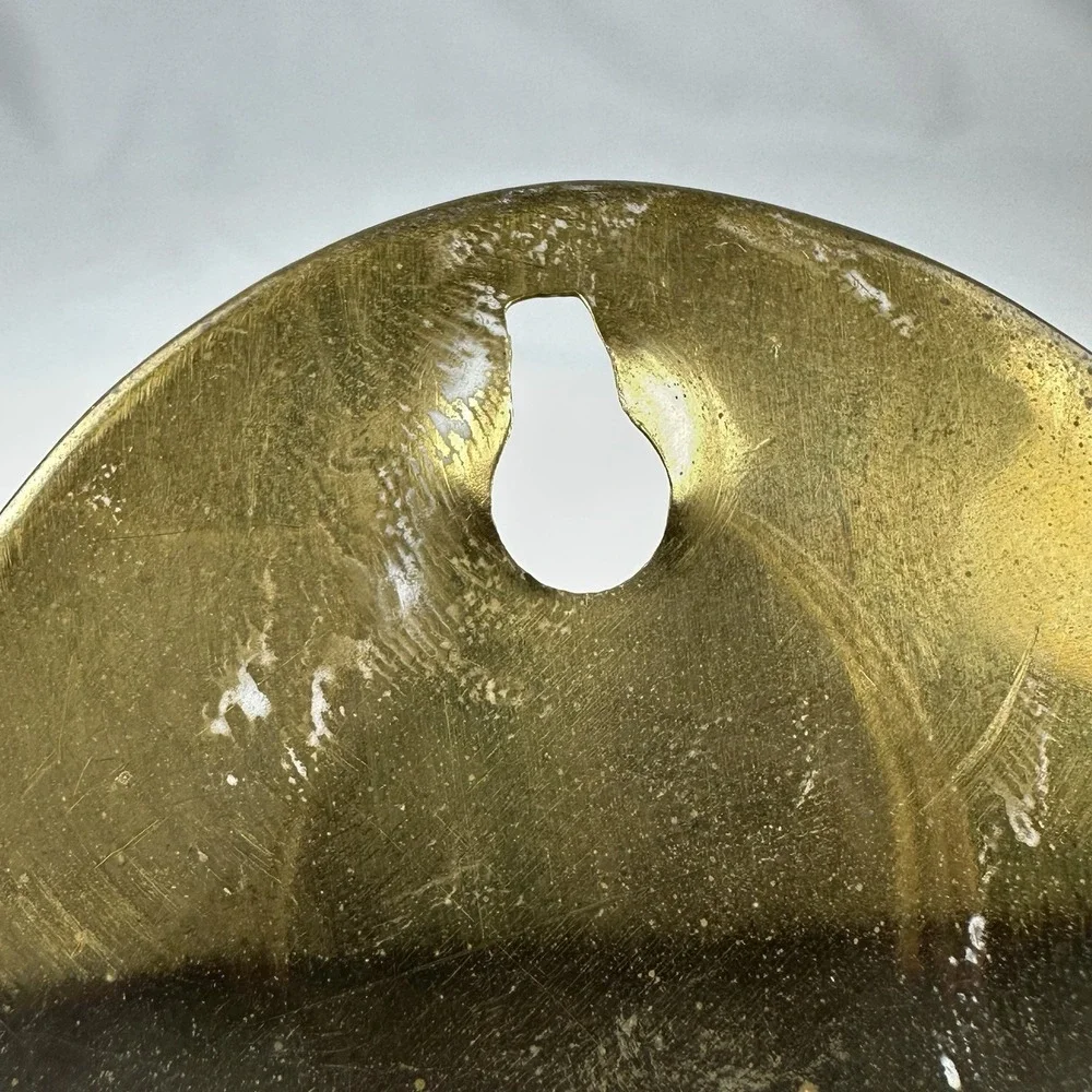 Vintage Brass Tone Wall Pocket Planter Mid Century Grandmillennial Cottagecore